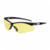 PIP® Anser™ Amber Anti-Scratch Lens, Black Frame Safety Glasses, 12/bx