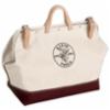 Klein® Heavy-Duty Canvas Tool Bag w/ Vinyl Bottom, 16" x 6" x 14"