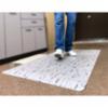 Tile-Top Anti-Microbial with No-Slide Wow! Finish, Gray, 1/2" x 3' x 8'