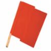 Accuform® Mesh Warning Flag, 24"H Handle, 18" x 18"