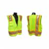 Surveyor Class 2 Breakaway Safety Vest, Lime, LG