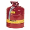 Justrite® Accuflow™ Type II Steel Safety Can w/ 5/8" Metal Hose, 5 Gallon, Red