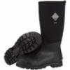 MUCK Chore Waterproof Plain Toe Work Boot, 16" Height, Black, SZ 10
