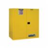 Justrite® Sure-Grip® EX Vertical Drum Safety Cabinet, 110 Gallon Capacity, Yellow, 65" H x 59" W x 34" D