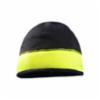 Occunomix® Reversible Fleece Beanie, Wide Band, Reflective Thread, Hi-Viz Yellow/Black