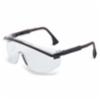 Astrospec 3000 Clear Lens, Black Frame Safety Glasses w/ Uvextreme Anti-Fog Coating & Duoflex Temples