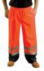 Premium Class E Breathable Rain pants, Orange, Extra Large