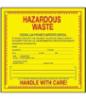 Hazardous Waste Safety Label 250/rl