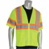 PIP® Class 3 Two-Tone Mesh Safety Vest, 2 Pocket, Hi Viz Lime, SM