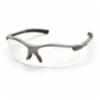 Fortress® Clear Lens, Gray Frame Safety Glasses