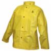 Tingley DuraScrim™ Double Coated PVC/Polyester FR Rain Jacket w/ Storm Fly Front & Hood Snaps, Yellow, SM
