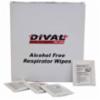 DiVal Alcohol Free Respirator & PPE Wipes, 200/bx