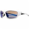 X5 Blue Mirror Lens, White Frame Safety Glasses