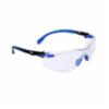 3M™ Solus™ 1000 Series Safety Glasses w/ Clear Scotchgard™ Anti-Fog Lens, Blue/Black Frame