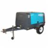 Airman PDS 1855, rotary screw, 180 CFM, 120 PSI tow behind diesel air compressor with two 3/4-inch air outlets. 