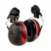 3M™ Peltor™ X3 Cap-Mount Earmuff, NRR 25 dB, Red / Black