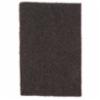 Black Nylon Hand Scrub Pad, 6" x 9"