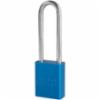 American Lock 1107 Series 3" Shackle Lock, Keyed Alike, Master Key # 404M5, Blue