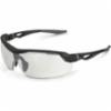 CrossFire® Cirrus Premium Safety Glasses, Matte Black Half-Frame, Indoor/Outdoor Lens