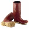 Onguard Superpoly Steel Toe PVC Boot w/ Chevron Outsole, 16" Height, Brick Red, Sz 10