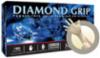 Microflex® Diamond Grip™ Powder-Free Disposable Latex Exam Gloves, 6.3 mil, White, XS