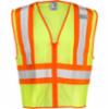 Ultra Cool Mesh Vest w/ Contrasting Color, Lime, LG