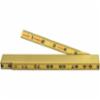 Klein® Inside Reading Folding Ruler, Fiberglass, 1/16" Graduations, Black / Yellow, 6'