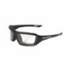 Radians Extremis® Full Frame Safety Glasses with Foam Lining, Black Frame, Clear Anti-Fog Lens, 12/Box