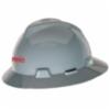 V-Gard® Hard Hat, Slotted Full-Brim, Gray, with Fas-Trac III Suspension, Clean Harbors Logo