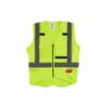 Milwaukee High Visibility Yellow Safety Vest, SM/MD