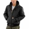 Quilted Flannel Lined Jacket, Black, LG
