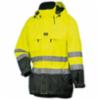 Helly Hansen Potsdam Class 3 Parka Jacket, Fluorescent Yellow w/ Black Bottom, 4XL