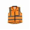 Milwaukee High Visibility Orange Performance Safety Vest, 4XL/5XL