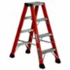 Louisville™ Type 1AA Twin Front Fiberglass Step Ladder, 375lb Capacity, 4'