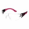 Pyramex Clear Lens with Black and Pink Temples Safety Glasses