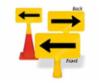 Coneboss one direction arrow symbol sign, 8" H X15" W