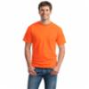 Gildan® Activewear Ultra Cotton® 50/50 Cotton/Poly Blend, Short Sleeve T-Shirt, Safety Orange, MD