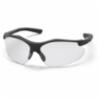 Fortress® Clear Lens, Black Frame Safety Glasses