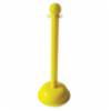 Plastic Stanchion Post, Yellow, 33"