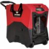 XPower XD-85LH Dehumidifier, 85 PPD with Automatic Purge Pump, Drainage Hose, Handle and Wheels, 6.7A, Red