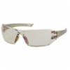 Captain™ Rimless Safety Glasses w/ Clear Temple, Indoor/Outdoor Blue Lens and Anti-Scratch/Anti-Fog Coating, 12/bx<br />
