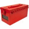 Master Lock Portable Group Lock Box & Permit Station, Red