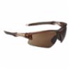 Uvex Acadia™ Safety Glasses, Brown Frame, Espressso Uvextreme Plus Anti-Fog Lens, 10/BX