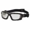 Pyramex I-Force Clear Dual Anti-Fog Lens with Black Temples/Strap Safety Goggles