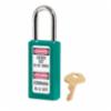 411 Series Safety Padlock, Keyed Alike, Teal