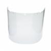 V-Gard Visor, PC, Clear, Molded, (9.25"X17"X.098"), Anti-Fog/Anti-Scratch