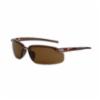 Crossfire ES5 Polarized HD Brown Lens, Crystal Brown Frame Safety Glasses
