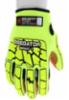 MCR Predator Mechanics Hi-Viz Glove with TPR, A9 Cut, SM