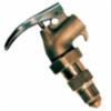 Justrite® Brass Safety Drum Faucet, Internal Flame Arrester, Adjustable, 3/4" Bung