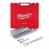 Milwaukee 1/2" drive 47pc socket set- SAE & metric